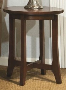 Durham Furniture Solid Accents Westwood Round Lamp Table