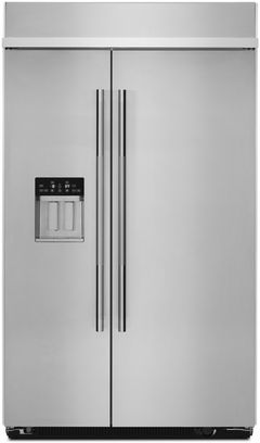 JennAir® Rise™ 48 in. 29.4 Cu. Ft. Stainless Steel Built In Counter Depth Side-by-Side Refrigerator