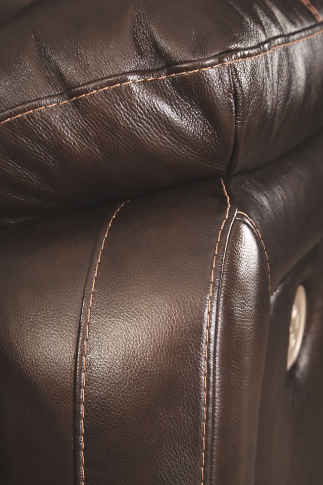 Signature Design by Ashley® Hallstrung Chocolate 2 Seat Reclining Power Sofa 6