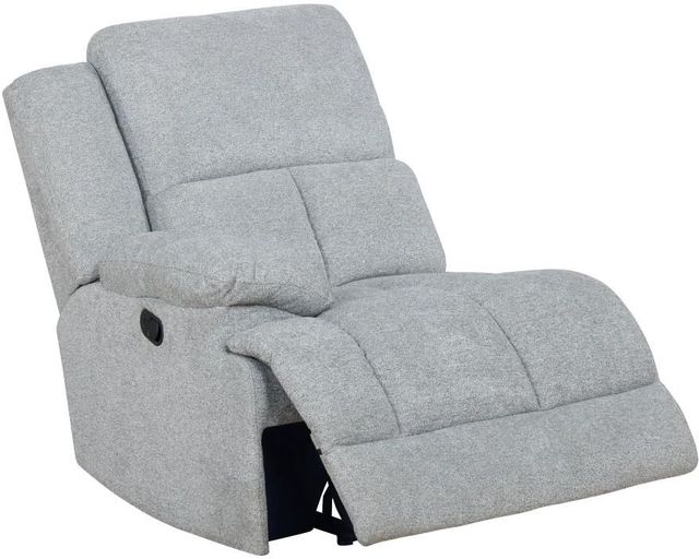 Coaster® 3-Piece Light Gray Reclining Sectional with Chaise 2