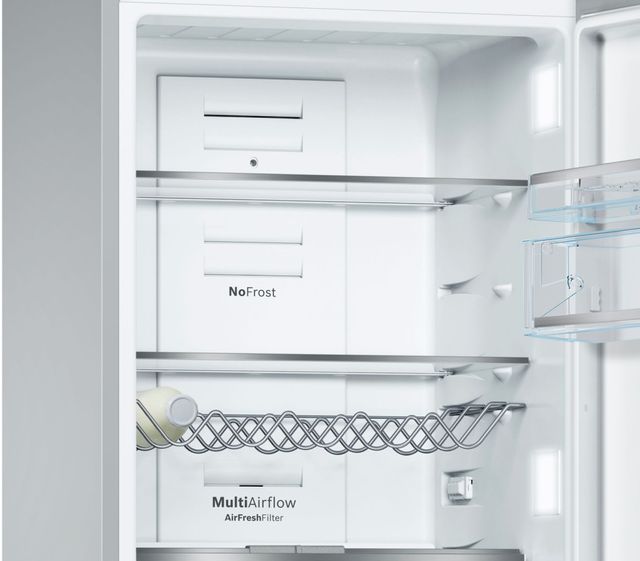 Bosch® 800 Series 10.0 Cu. Ft. Black Counter Depth Bottom Freezer Refrigerator 4