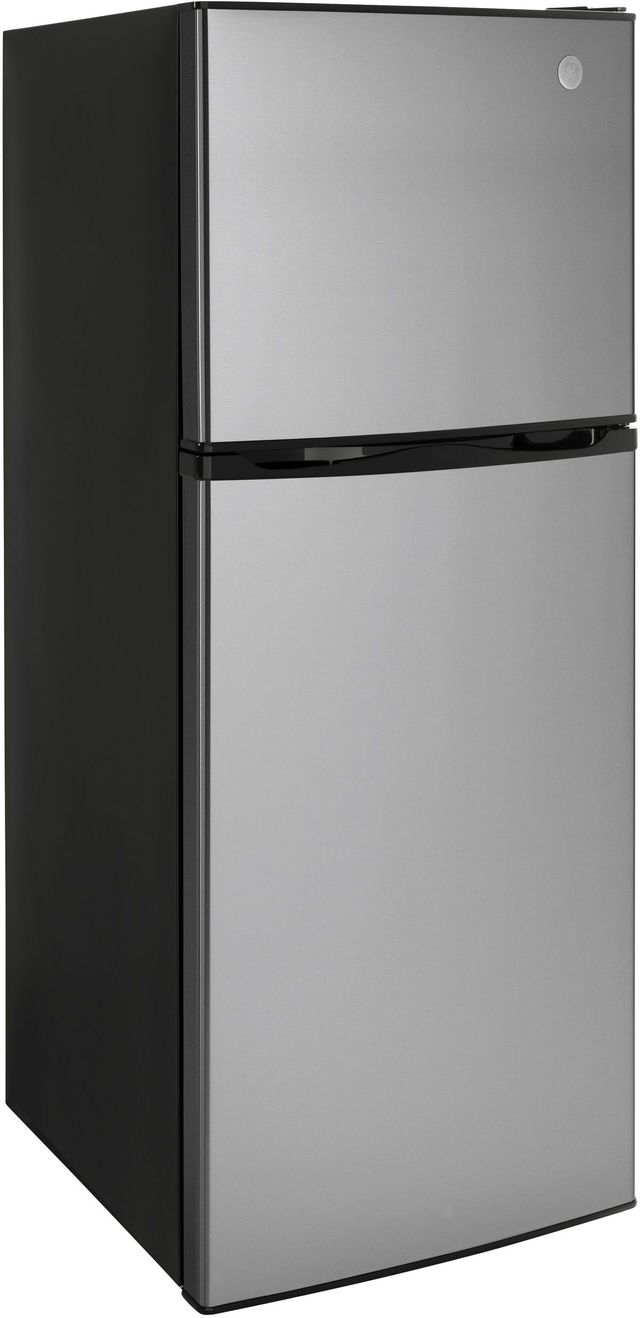 GE® 9.9 Cu. Ft. Stainless Steel Top Freezer Refrigerator 14