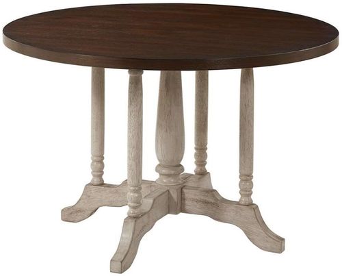 Progressive® Furniture Winslet Gingerbread/White Round Dining Table