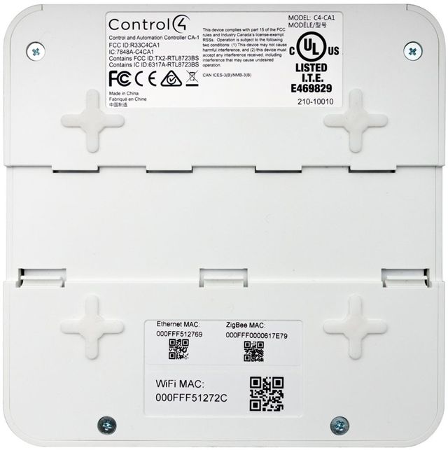 Control4® CA-1 Automation Controller 11