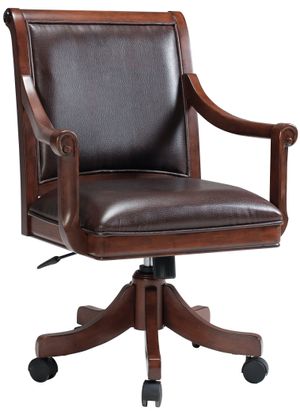 Hillsdale Furniture Palm Springs Medium Brown Cherry Swivel/Adjustable Office Chair