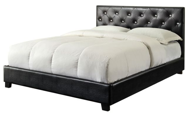 Coaster® Regina Black Tufted Upholstered Queen Bed