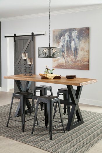 Ashley® Rectangular Dining Room Counter Table