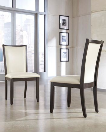 Ashley® Trishelle White Upholstered Dining Side Chair