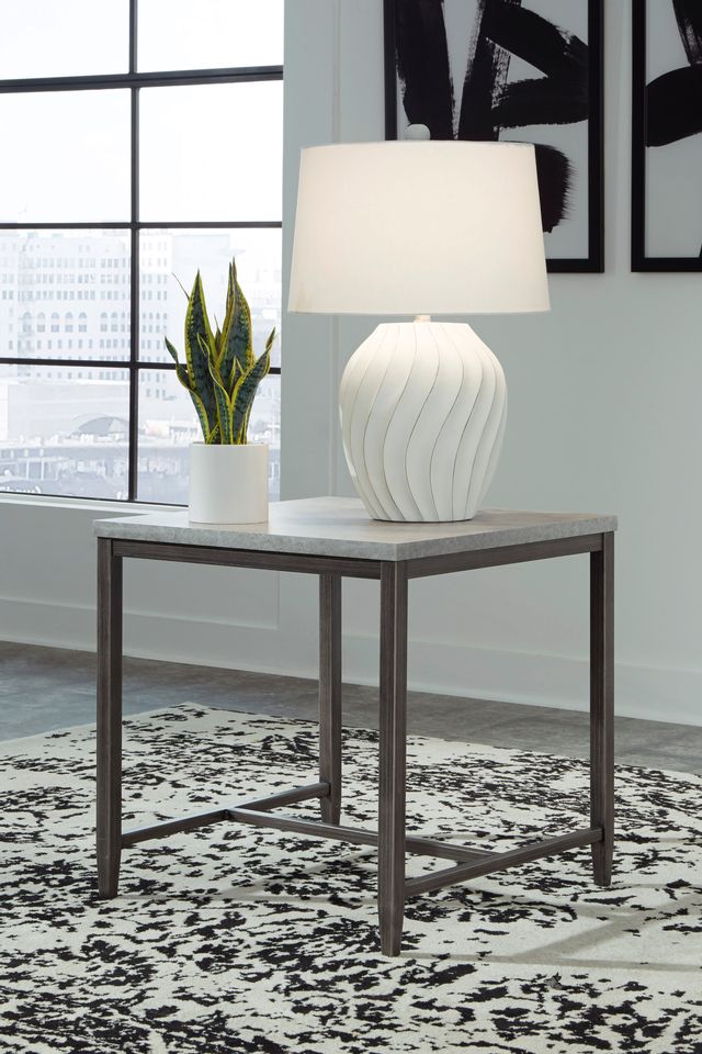 Signature Design by Ashley® Shybourne Light Gray End Table 5