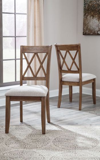 Ashley®  Narvilla Light Brown Dining Upholstered Side Chair