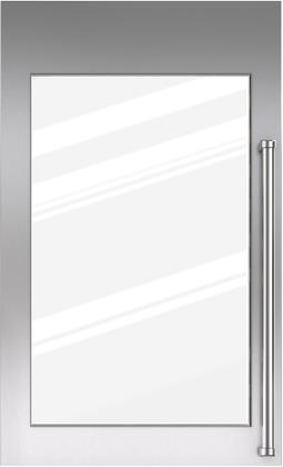 Sub-Zero® 30" Integrated Stainless Steel Tall Wine Storage Door Panel with Pro Handle and Lock