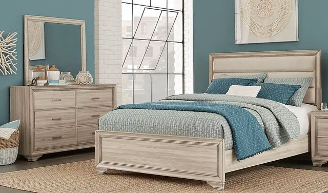 Marlow Natural King Bed, Dresser and Mirror-0