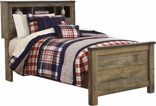 Signature Design by Ashley® Trinell Rustic Brown Twin Bookcase Bed