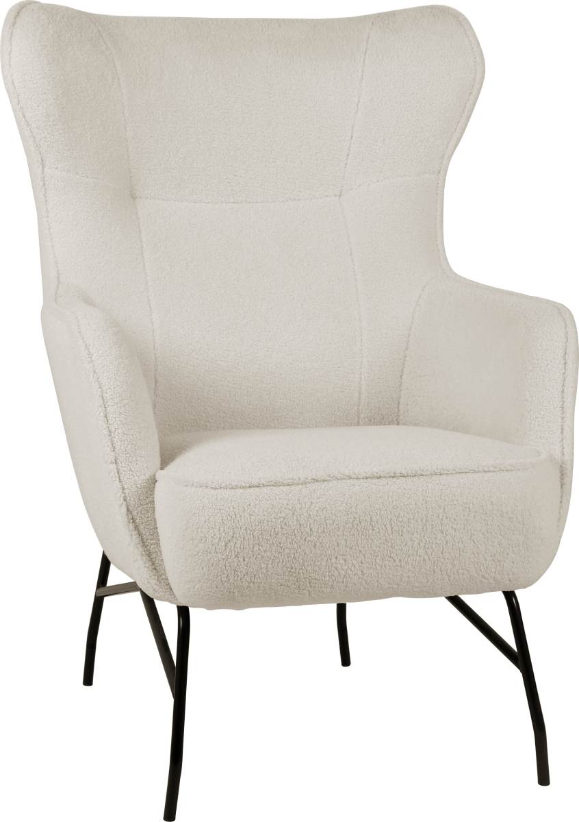 Emerald Home Franky Cream Boucle Accent Chair Wood S Furniture   D55ca802 10a4 45b2 8f4f 4c0d7afc3bbe 