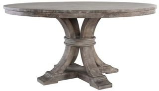 Classic Home Athena Gray 60" Round Dining Table