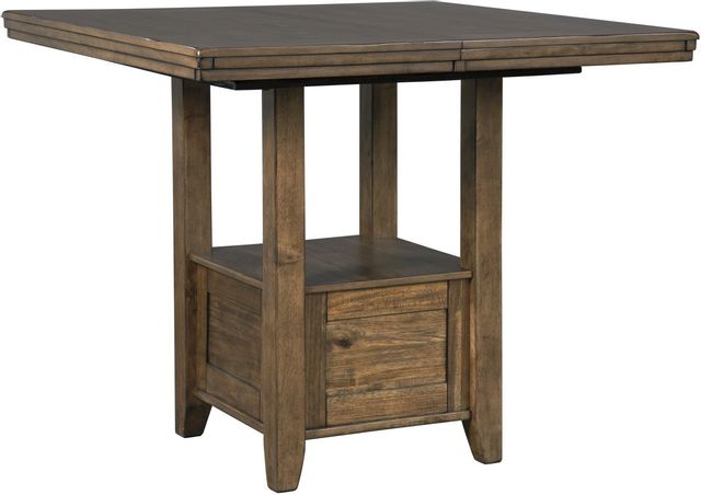 Benchcraft® Flaybern Brown Rectangular Dining Room Counter Extension Table 4