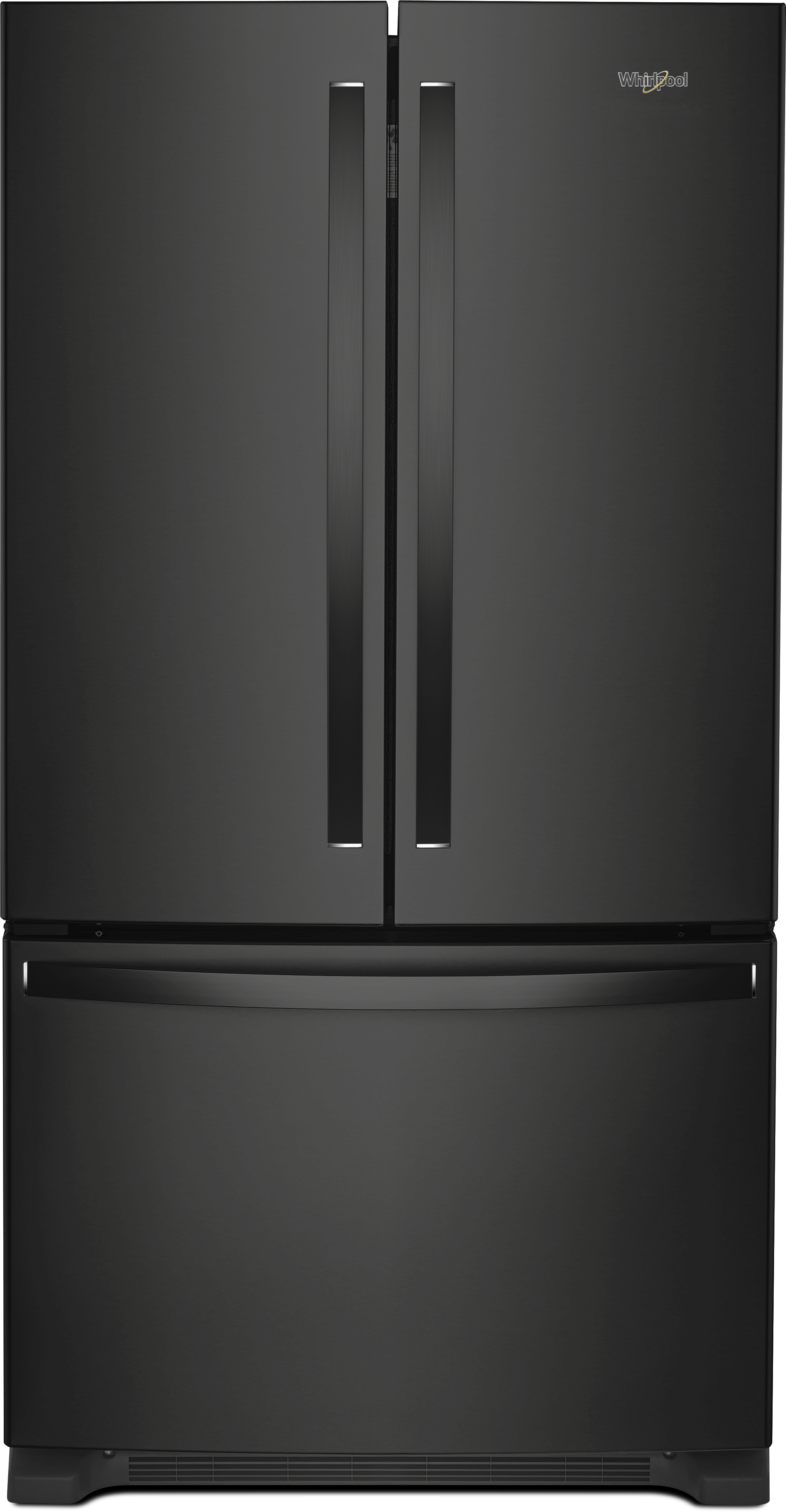 Whirlpool® 25 Cu. Ft. Wide French Door Refrigerator-Black-WRF535SMHB