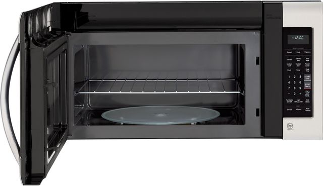 LG 2.0 Cu. Ft. PrintProof™ Black Stainless Steel Over the Range Microwave 15