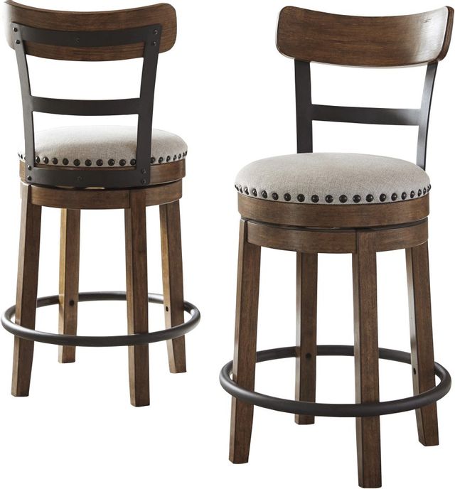 Signature Design by Ashley® Valebeck Brown Counter Height Bar Stool 4
