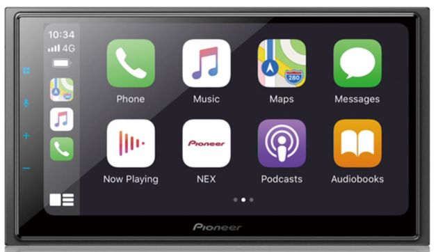 Pioneer DMH-W4660NEX In-Dash Multimedia Receiver with 6.8" WVGA Capacitive Touchscreen Display 0