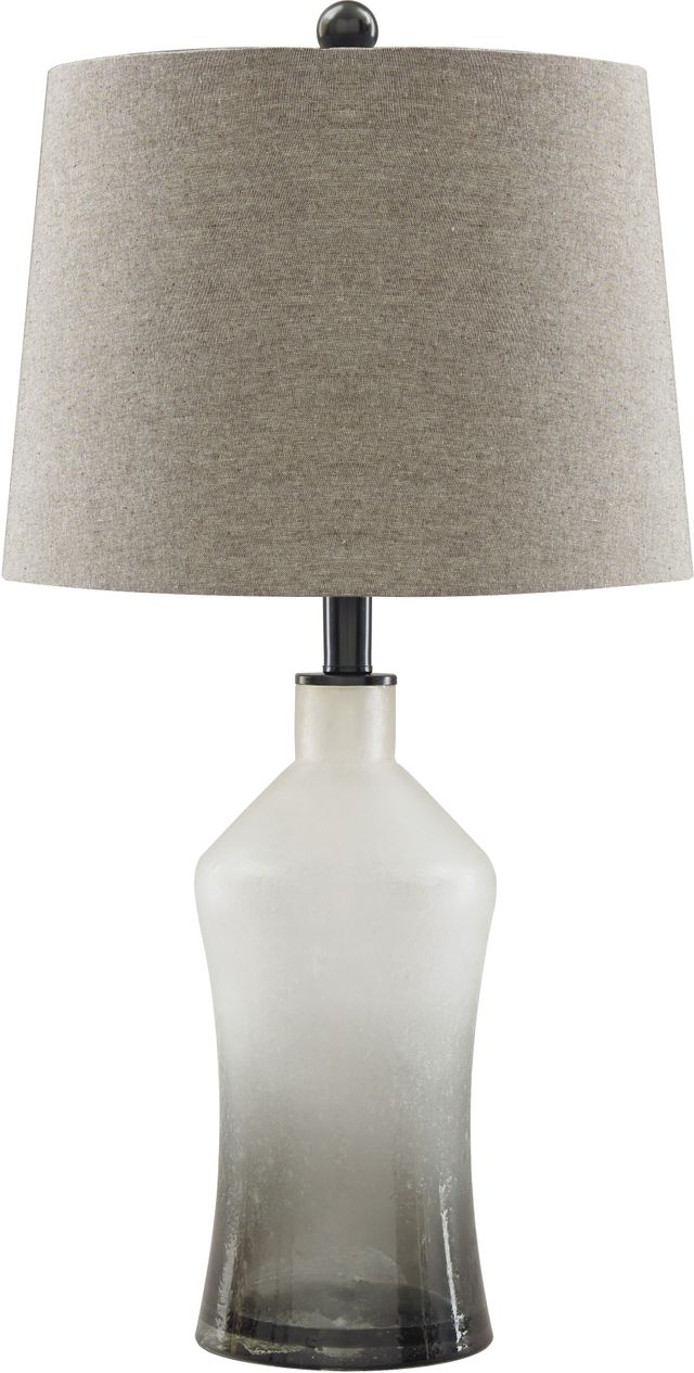 Signature Design by Ashley® Nollie Set of 2 Gray Table Lamps 1