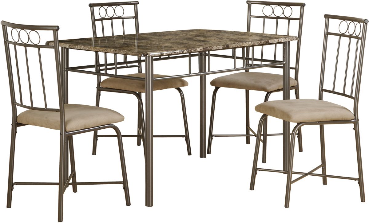 Small rectangular discount table and chairs