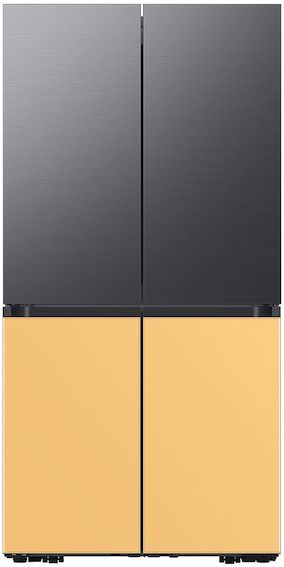 Samsung Bespoke Flex™ 18" Sunrise Yellow Glass French Door Refrigerator Bottom Panel 1