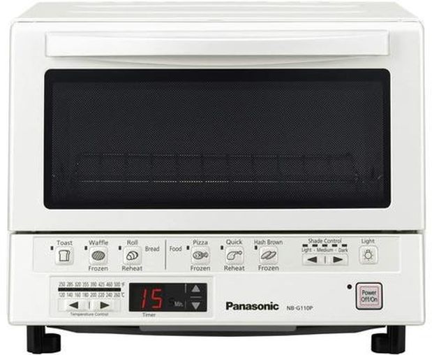 Panasonic® FlashXpress White 4 Slice Toaster Oven