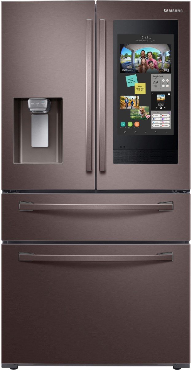 Samsung 22.2 Cu. Ft. Fingerprint Resistant Tuscan Stainless Steel Counter Depth French Door Refrigerator