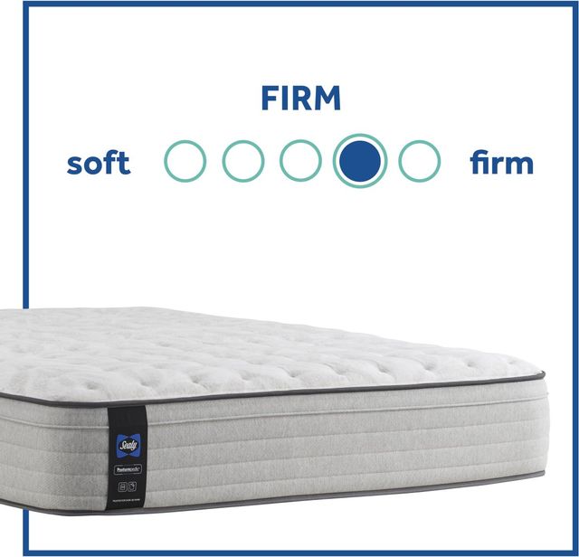Sealy® Essentials™ Spring Summer Rose Innerspring Firm Faux Euro Top Twin XL Mattress 6