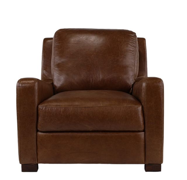 Soft Line 7740 Splendor Chestnut All Leather Chair | Miskelly Furniture