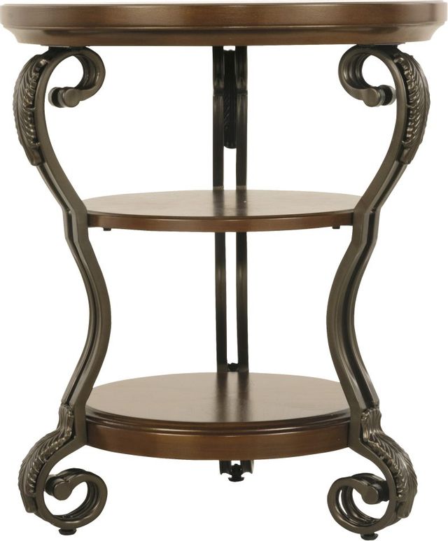Signature Design by Ashley® Nestor Medium Brown Chairside End Table