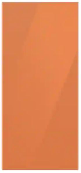 Samsung Bespoke Flex™ 18" Clementine Glass French Door Refrigerator Top Panel 0