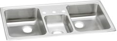 Elkay® Celebrity Stainless Steel Triple Bowl Drop-in Kitchen Sink