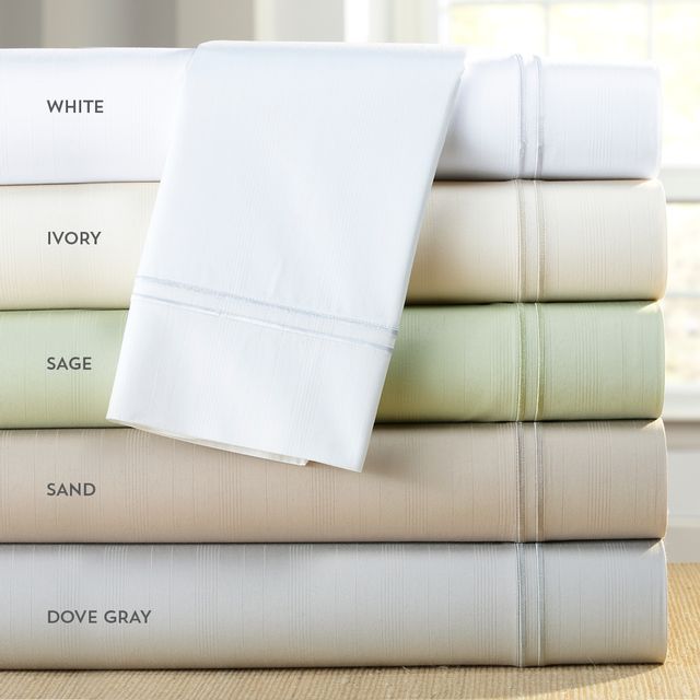 PureCare® Elements™ Premium Bamboo Ivory Standard Pillowcase Set 2
