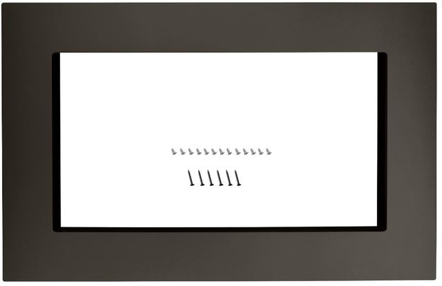KitchenAid® 30" Black Stainless Countertop Microwave Trim Kit-1