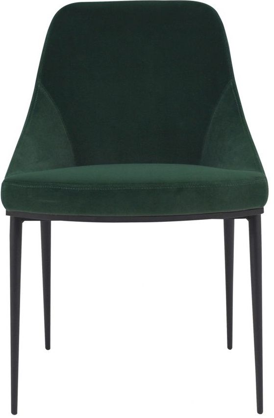 Moe's Home Collection Sedona Green Velvet Dining Chair M2