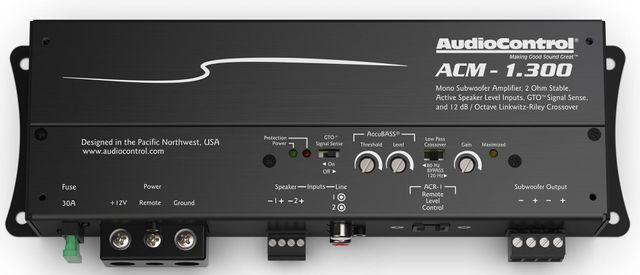 AudioControl® ACM-1.300 Monoblock Micro Amplifier 0