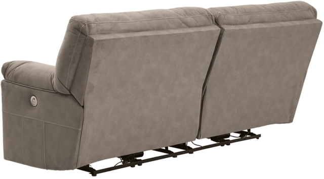 Benchcraft® Cavalcade Slate Power Reclining Sofa 4