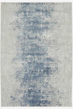 KAS Rugs Generations Blue/Ivory Illusions 9'x13' Area Rug