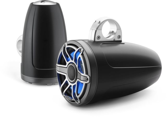 JL Audio® M6 8.8" Marine Enclosed Coaxial Speaker System with Transflective™ LED Lighting 3