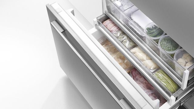 Fisher & Paykel Series 7 17.1 Cu. Ft. Stainless Steel Counter Depth Bottom freezer Refrigerator 5