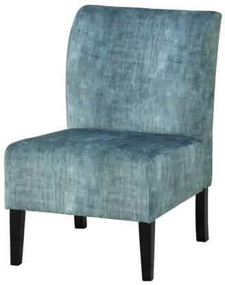 Chaise d'appoint Triptis en tissu bleu Signature Design by Ashley®