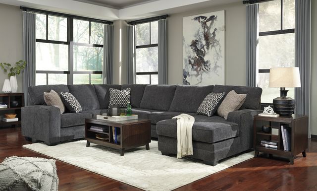 Benchcraft® Tracling 3-Piece Slate Sectional with Chaise-2