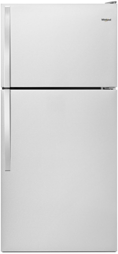Whirlpool® 14.3 Cu. Ft. Top Freezer Refrigerator-Monochromatic Stainless Steel-WRT134TFDM