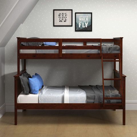 Donco Trading Company Twin Over Full Mission Bunk Bed