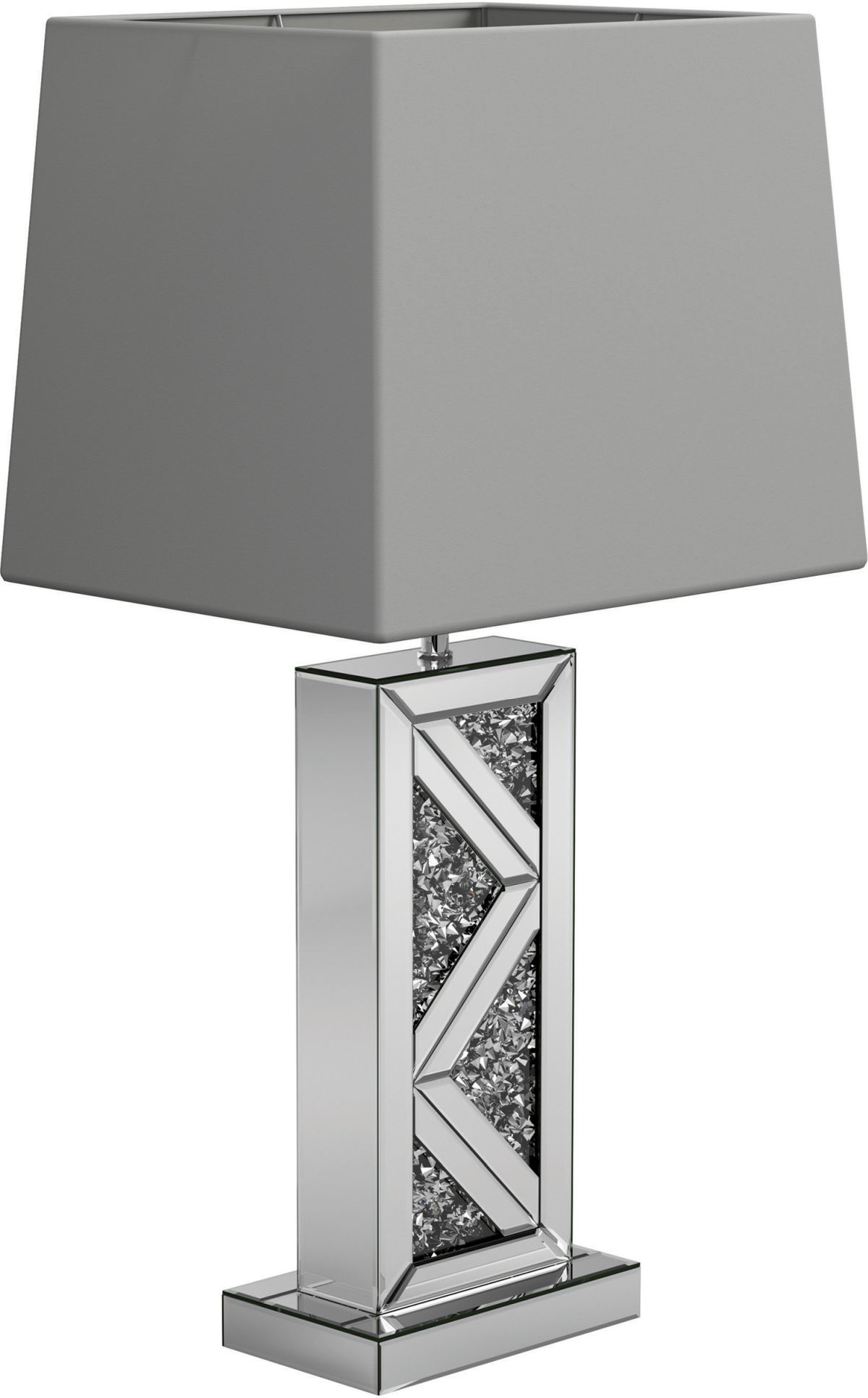 geometric base table lamp