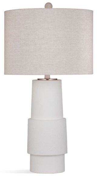 Bassett Mirror® Valdivia Matte White Table Lamp