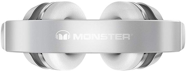 Monster® Clarity BT Wireless Bluetooth Headphones-Silver/White 3