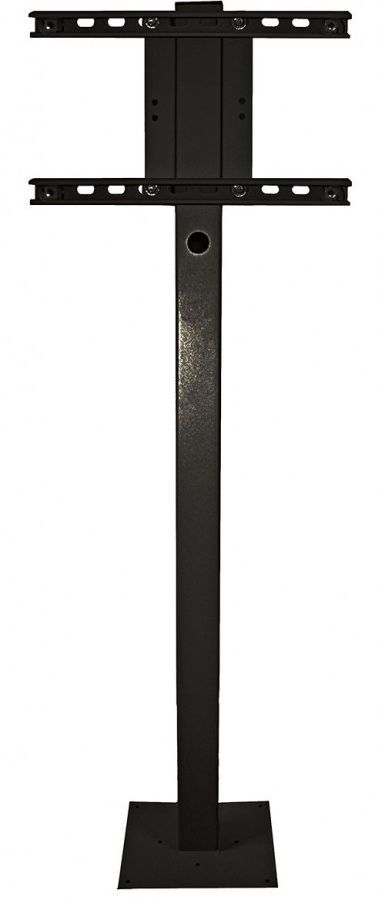 SunBrite TV® Black Outdoor Deck Planter Pole-0